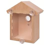 GMBYLBY Nid de perruches, lit d ' élevage de perroquets, Maison sur Le Toit, nichoir monté sur fenêtre avec Toit de Perche, Faites de Votre Jardin Un Havre de Paix nid d ' Oiseaux