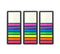 GMBYLBY Onglets de Marque de Page Longs, 160/300 pièces, Notes Autocollantes translucides, onglets de Drapeau de Page Longue, Bandes collantes pour carnets de Notes, planificateurs, présentations