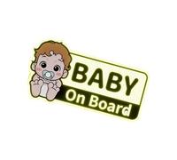 GMBYLBY Panneau réfléchissant amovible pour voiture - Résistant aux rayures - Avec dos adhésif puissant - Panneau réfléchissant pour bébé