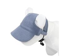 GMBYLBY Pet Baseball Caps Chiens Chats Visors Sportifs Chapeau avec Une Corde De Menton Extensible Se Débarrasser pour Les Voyages Réutilisables Chiens Chats avec des Trous d'oreille