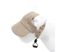 GMBYLBY Pet Baseball Caps Chiens Chats Visors Sportifs Chapeau avec Une Corde De Menton Extensible Se Débarrasser pour Les Voyages Réutilisables Chiens Chats avec des Trous d'oreille