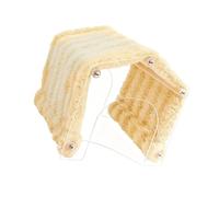 GMBYLBY Pet Hamster Lit Poilu Habitat Doux Abri Jouet Lapins Lit Rétractable Rongeurs Jouet pour Cage Amovible Abri pour Animaux de Compagnie Tube