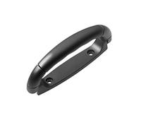 GMBYLBY Poignée en plastique noir, longue poignée de bagage, boîte à outils, support latéral de valise, poignée de transport latérale, valise de rechange pour sangle de bagage, cuir