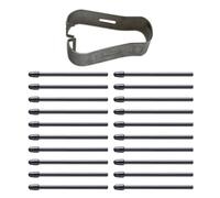 GMBYLBY Pointes de rechange et accessoires pour stylo 133 pointes et clips de rechange standard