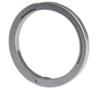 GMBYLBY Portables Plat Keychain Anneaux Split Côté Pousser Les Anneaux Clés Houilles Clés Lourdes pour Le Carabine