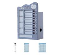 GMBYLBY Porte-crayon autodiscipline - Stylo pour cartes de découpe - Organiseur de bureau - Outil de gestion du temps - Auto-discipline - Organisateur de bureau - Pour étudiants