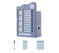 GMBYLBY Porte-crayon autodiscipline - Stylo pour cartes de découpe - Organiseur de bureau - Outil de gestion du temps - Auto-discipline - Organisateur de bureau - Pour étudiants