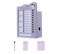 GMBYLBY Porte-crayon autodiscipline - Stylo pour cartes de découpe - Organiseur de bureau - Outil de gestion du temps - Auto-discipline - Organisateur de bureau - Pour étudiants
