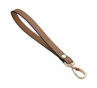 GMBYLBY Porte-monnaie PU Bracelet Chaîne Poignée Corde Bricolage Accessoires Sangle de Poignet Bracelet pour Portefeuille Pochette Porte-monnaie Pochette Keychain, marron