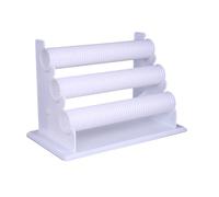 GMBYLBY Présentoir en Plastique à 3 Niveaux pour Bracelets et Bracelets Chouchou Porte-Bijoux avec Niveaux Amovibles Pour La Vente Au Détail