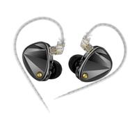 GMBYLBY Professionnel Acoustics Tuning 3 Dynamic Driver Earphones Adjustable Rotating Design Braided Cable for Audiophiles Curves TangleFree Braided Cable for Music Production Use