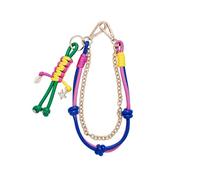 GMBYLBY PU Bag Charme Porte-clés Accessoire décoratif pour portefeuilles, sacs à dos et jeans Chaînes en métal Designs Sac à la mode Pendentif Corde PU Vêtements Charme, b