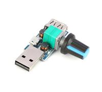 GMBYLBY Régulateur de vitesse manuel USB 4-12 V 5 W pour PC CPU ventilateur de boîtier réglable avec connecteur à bouton
