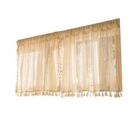 GMBYLBY Rideau Court en Dentelle À Français Décoration De Fenêtre pour Propriétaires Et Locataires Décoration De Maison Élégante