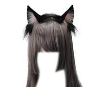 GMBYLBY Serre-tête oreilles de chat cosplay femme étudiant Cosplay Anime Personnages Rassemblements Bandeau de cheveux chat peluche Noël