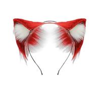 GMBYLBY Serre-tête réaliste avec oreilles de chat en fausse fourrure avec design pliable pour jeux de rôle, fêtes costumées, Halloween, événement, déguisement, fausses fourrures