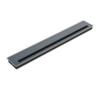 GMBYLBY Solution de passages de Cordon de Bureau Oeillet en métal avec Doublure en Brosse Oeillet de Bureau rectangulaire Multiple pour l ' Organisation des câbles Cache-câble à Installation Facile