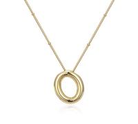 GMBYLBY Style ballon collier lettre lisse chaîne en alliage réglable adapté aux femmes jeunes et à la mode