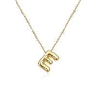 GMBYLBY Style ballon collier lettre lisse chaîne en alliage réglable adapté aux femmes jeunes et à la mode