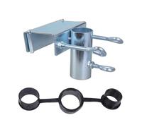 GMBYLBY Support de parasol pratique avec anneaux d'adaptation pour balustrade de balcon pour une utilisation en extérieur