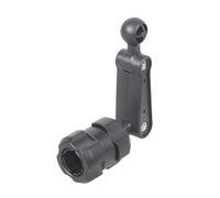GMBYLBY Support de téléphone portable pour grille d'aération, 17 mm, rallonge pivotante, adaptateur pour tableau de bord, support de caméra, rallonge de téléphone portable