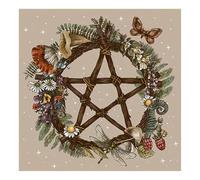 GMBYLBY Tarot Nappe Motif Étoile Astrologie Tissu Autel Table de Carte Divine Tissu Tapisserie Fournitures d'autels Tarot Cards Tissu