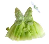 GMBYLBY Tenue de première séance photo pour nouveau-nés, robe délicate avec bandeau, jolie robe de photographie et bandeau pour filles
