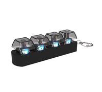 GMBYLBY Testeur De Touche Mécanique À 4 Touches avec Un Éclairage LED pour La Réduction des Contraintes Et Relaxation pour Maison LED À Domicile Ou Bureau