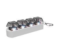 GMBYLBY Testeur De Touche Mécanique À 4 Touches avec Un Éclairage LED pour La Réduction des Contraintes Et Relaxation pour Maison LED À Domicile Ou Bureau