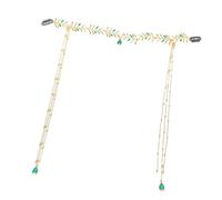 GMBYLBY Tiaras élégants Style antique avec pompons Accessoire de cheveux unique et élégant avec pompons Magnifique bandeau pour femmes