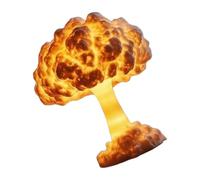 GMBYLBY Veilleuse Artistique en Forme de Nuage de Champignon, décorations en résine, modèle d ' nu ire, éclairage d ' Ambiance LED pour la Maison, Le Bureau, la Chambre à Coucher, Lampe de Nuit à