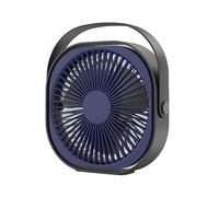 GMBYLBY Ventilateur de Bureau USB Ventilateur de Table créatif Rotation à 360 ° 3 Vitesses Débit d ' air Fort Batterie 1500 mAh Fonctionnement Silencieux pour Bureau à Domicile Bureau USB Petit