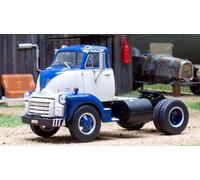GMC 950 Coe 1954 Blanc/Bleu 1:43 Model Ixo Model
