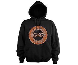 GMC Officiellement sous Licence General Motors Trucks Patch Sweatshirt à Capuche (Noir), Large