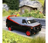 GMC Vandura, noir et rouge, 1983 - BREKINA 18250 - HO 1/87