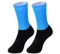 GMDNS Chaussettes Classiques Homme Aero Team Nouvelles Chaussettes Vélo Sans Soudure Anti Slip Vélo De Route En Plein Air Racing Compression Sport 39-45 Skyblue