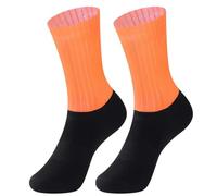 GMDNS Socquettes Activewear Pour Homme Aero Team Nouvelles Chaussettes Vélo Sans Couture Anti Slip Cyclisme Route Vélo De Course En Plein Air Compression Sport 39-45 Orange