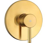 GME Robinet de douche encastré monocommande mural pour salle de bain | | Pommeau de douche encastré pour réguler l'eau depuis le mur et compléter une installation avec une sortie d'eau.