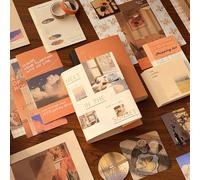 GmeDhc 350 Pièces Scrapbooking Kit, Scrapbooking Materiel, Journal Scrapbook Kit avec Autocollant Journaling Accessoires pour Adolescents, Garçons et Filles