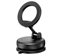 GMETINK Support de téléphone de voiture pour Magsafe : rotation à 360 ° et réglage double axe, aspiration jusqu'à 35,4 kg, compatible avec coque Magsafe, pour iPhone 17, 16, 15, 14, 13 et 12.