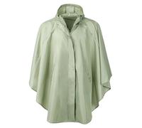 GMGQJST Poncho Pluie ImperméAble Women's Stylish Pongee Waterproof Raincoat Rain Poncho Trench Coat With Hood(Wasabi green)