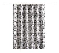GMGQJST Rideau Douche Rideau de Douche imperméable avec 12 Crochets, imprimé mosaïque, en Polyester, for la décoration de la Salle de Bain(W100xH180cm)