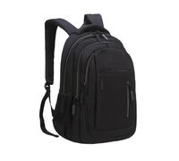 GMGQJST Sac A Dos Scolaire Sac à dos de grande capacité sacs à dos d'ordinateur portable for homme 15.6 Oxford sacs de lycée adolescent collège garçon Gril étudiant sac à dos(Top Black,47x33x17 cm)