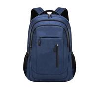 GMGQJST Sac A Dos Scolaire Sac à dos de grande capacité sacs à dos d'ordinateur portable for homme 15.6 Oxford sacs de lycée adolescent collège garçon Gril étudiant sac à dos(Dark Blue,47x33x17cm)
