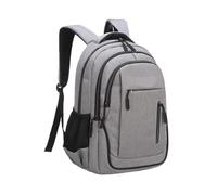 GMGQJST Sac A Dos Scolaire Sac à dos de grande capacité sacs à dos d'ordinateur portable for homme 15.6 Oxford sacs de lycée adolescent collège garçon Gril étudiant sac à dos(Top Grey,47x33x17 cm)