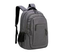 GMGQJST Sac A Dos Scolaire Sac à dos de grande capacité sacs à dos d'ordinateur portable for homme 15.6 Oxford sacs de lycée adolescent collège garçon Gril étudiant sac à dos(Dark Gray,47x33x17cm)