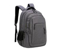 GMGQJST Sac A Dos Scolaire Sac à dos de grande capacité sacs à dos d'ordinateur portable for homme Oxford sacs de lycée adolescent collège garçon fille étudiant sacs à dos(Hot Dark Grey,17 Inches)