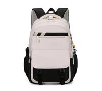 GMGQJST Sac A Dos Scolaire Sac à dos de lycée à la mode, cartable de Style collégial for lycéens, cartable de grande capacité(Black)