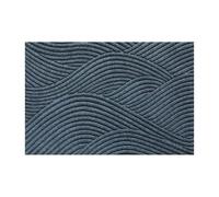 GMGQJST Tapis AntidéRapant Paillasson Simple et Durable, grattant Le Sable, la poussière, l'entrée, résistant à l'usure, antidérapant, Anneau en Fil de Fer(Blue,40X60cm 15.7X23.6in)