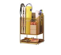 GMGQJST Tapis Yoga Support Panier de Rangement for Tapis de Yoga avec haltères et roulettes for équipement de Fitness et de Sport Domestique(Golden-55cm)